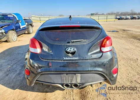 2017 Hyundai Veloster Turbo z USA, uszkodzony, nr VIN KMHTC6AE1HU315469